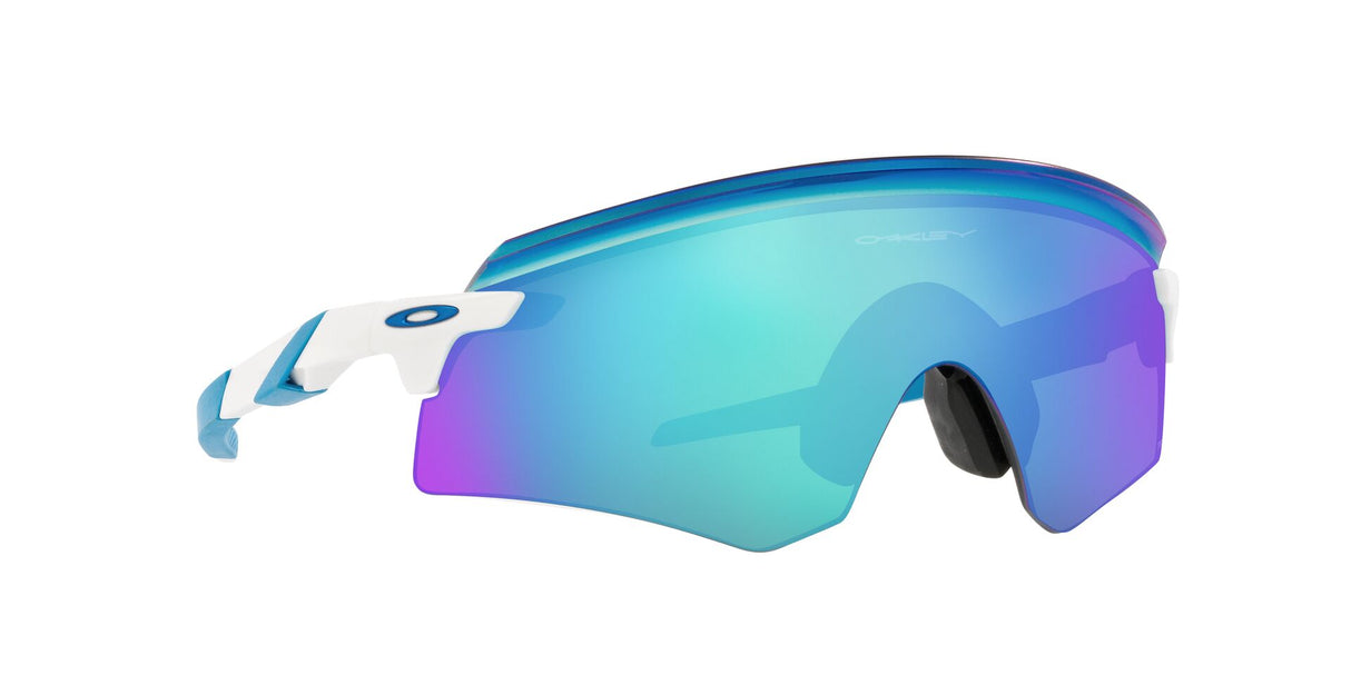 Oakley Encoder Prizm Sapphire Lenses,  Polished White Frame