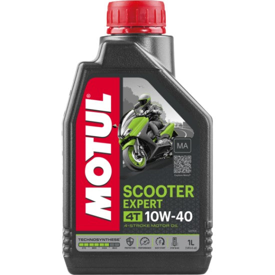 שמן טכנוסינטטי SCOOTER EXPERT 10W40 מבית 1L MOTUL