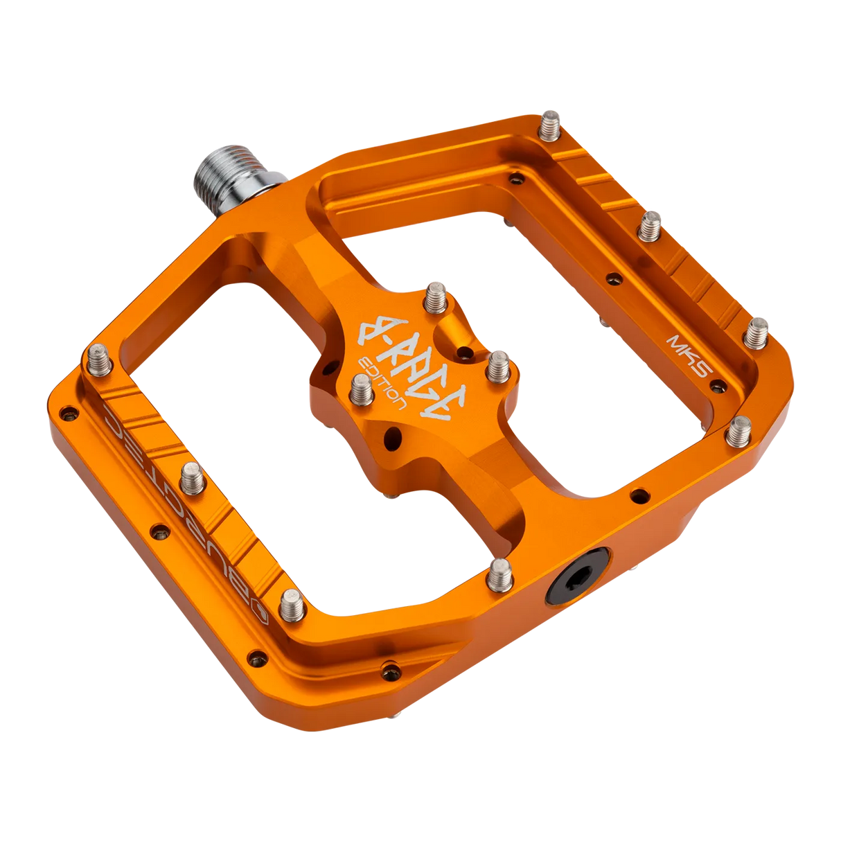 Penthouse Flak MK5 B-Rage Pedals - Iron Bro Orange