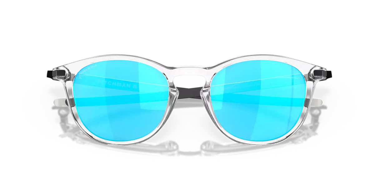 Oakley Pitchman™ R Prizm Sapphire Lenses,  Polished Clear Frame