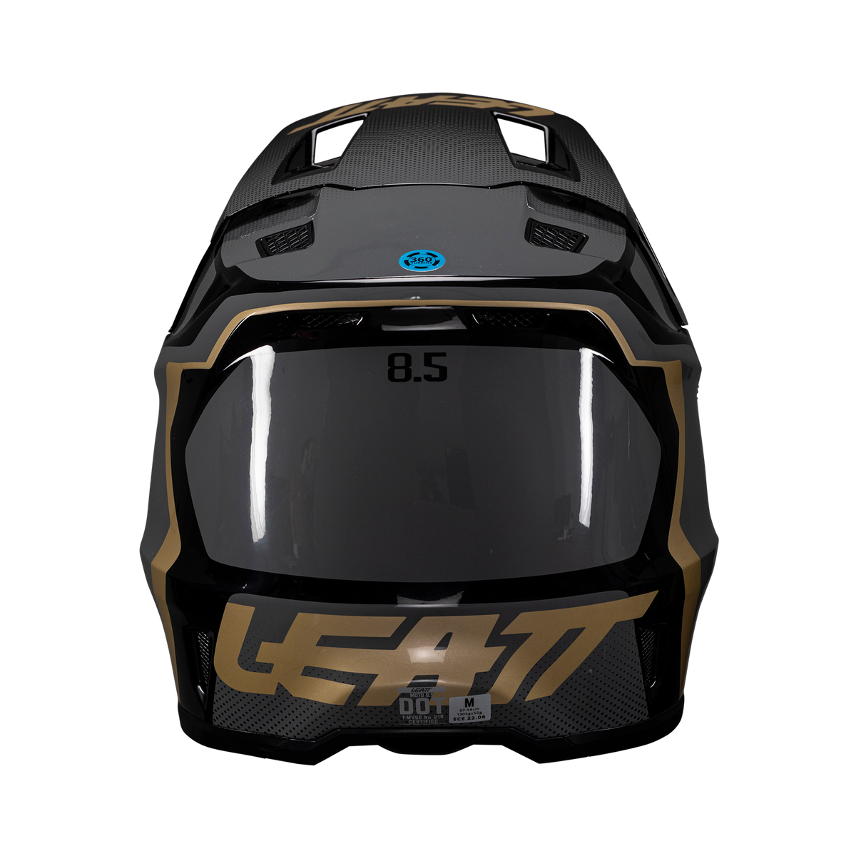 קיט קסדה ומשקף Leatt Moto 8.5 Black V25 + Goggles 5.5 Iriz