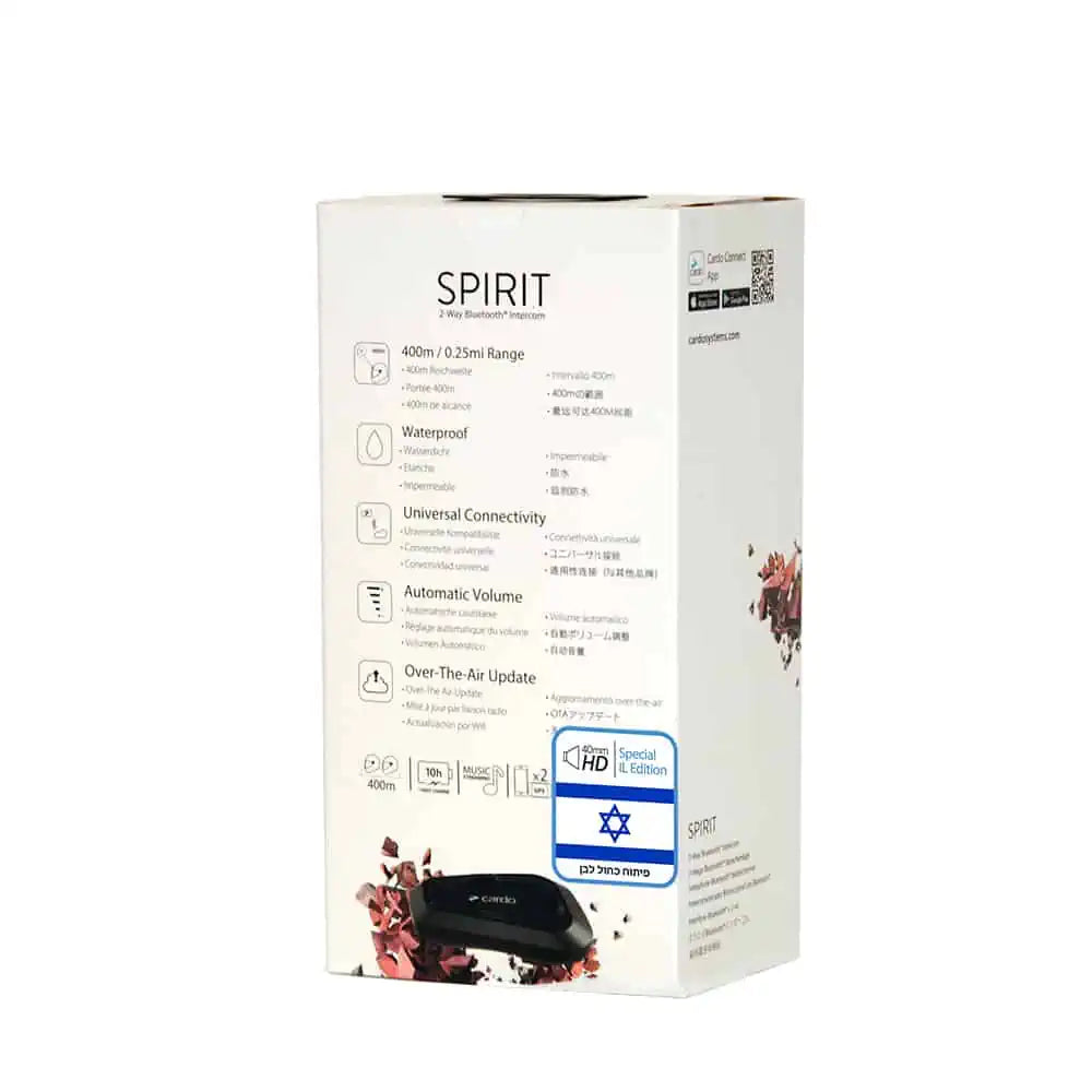 דיבורית Bluetooth לקסדה CARDO SPIRIT