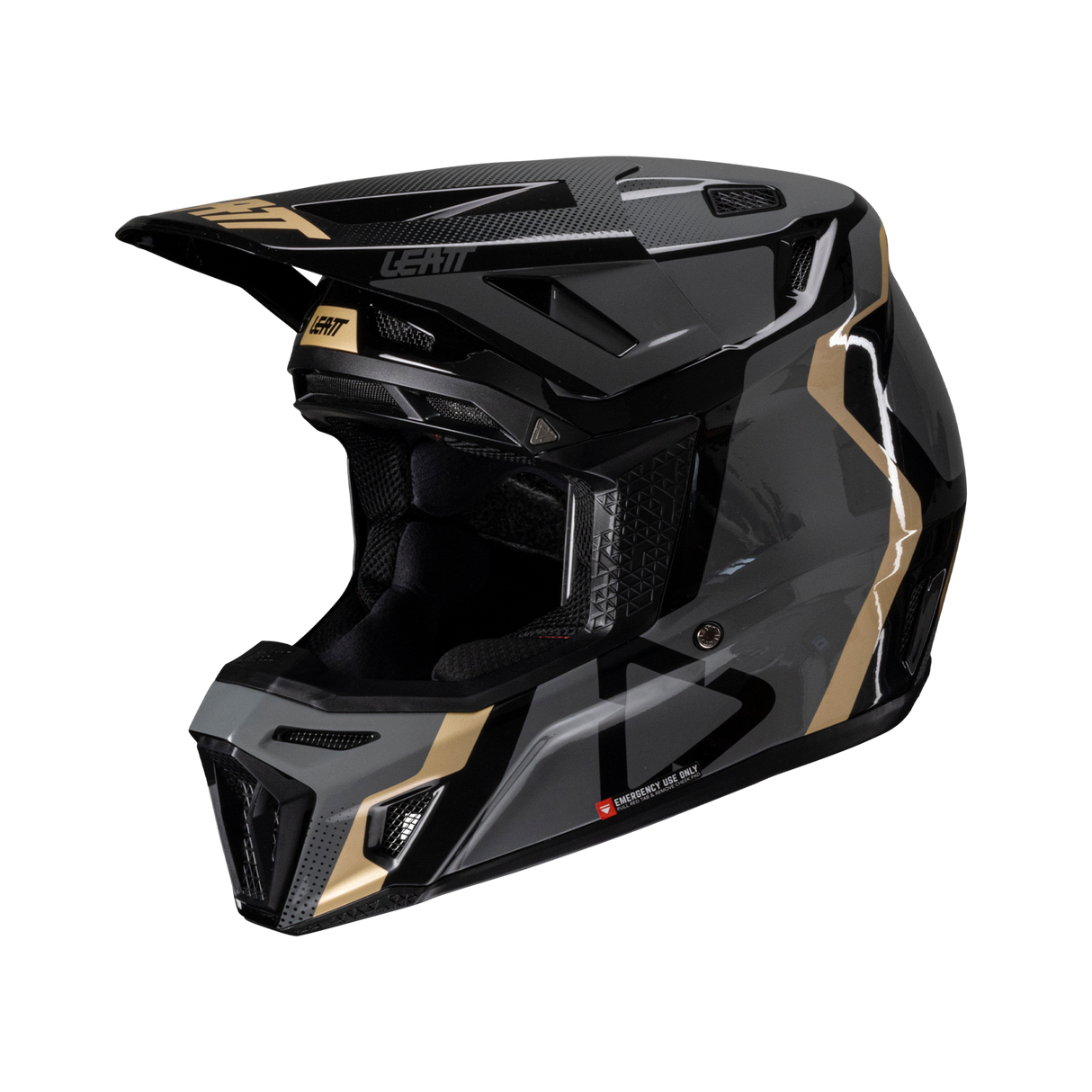 קיט קסדה ומשקף Leatt Moto 8.5 Black V25 + Goggles 5.5 Iriz