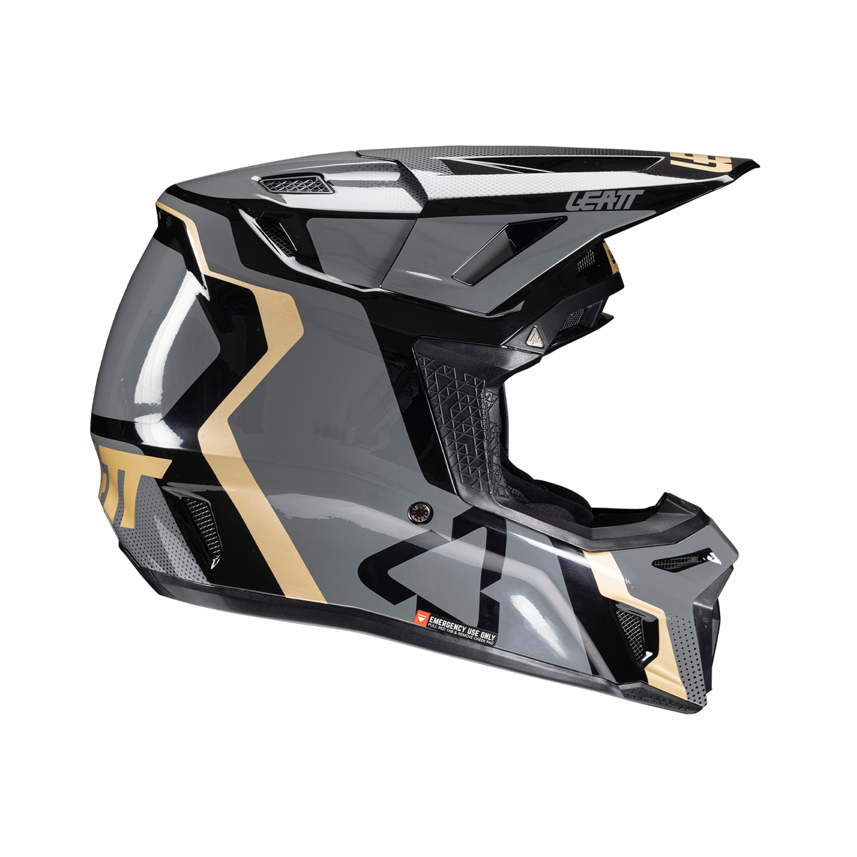 קיט קסדה ומשקף Leatt Moto 8.5 Black V25 + Goggles 5.5 Iriz