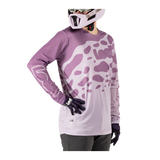 חולצת רכיבה ארוכה גברים MTB Gravity 3.0 Lavender V25
