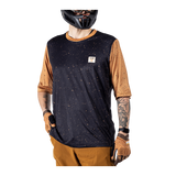 חולצת רכיבה קצרה גברים MTB Enduro 3.0 Rust V25