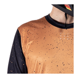 חולצת רכיבה ארוכה גברים MTB Enduro 4.0 Rust V25