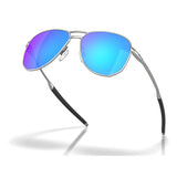 Oakley Full Rim Aviator CONTRAIL Satin Chrome w PRIZM Sapphire