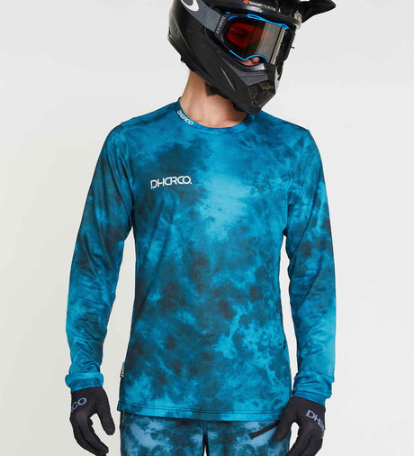 חולצת רכיבה ארוכה גברים Gravity Snowshoe
