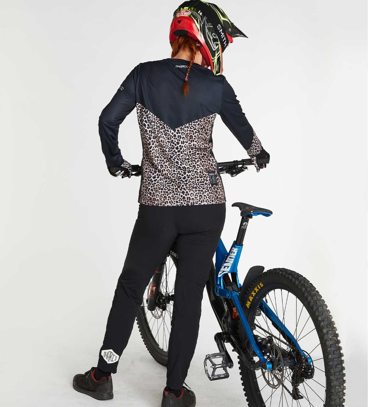 Women’s Gravity Jersey LEOPARD - Team GORIDE