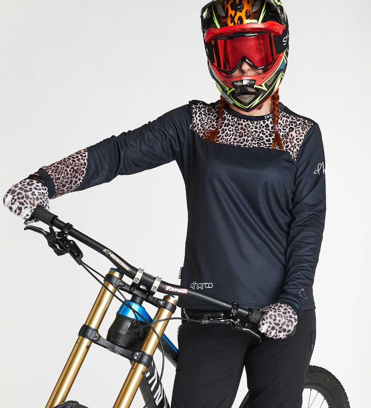 Women’s Gravity Jersey LEOPARD - Team GORIDE